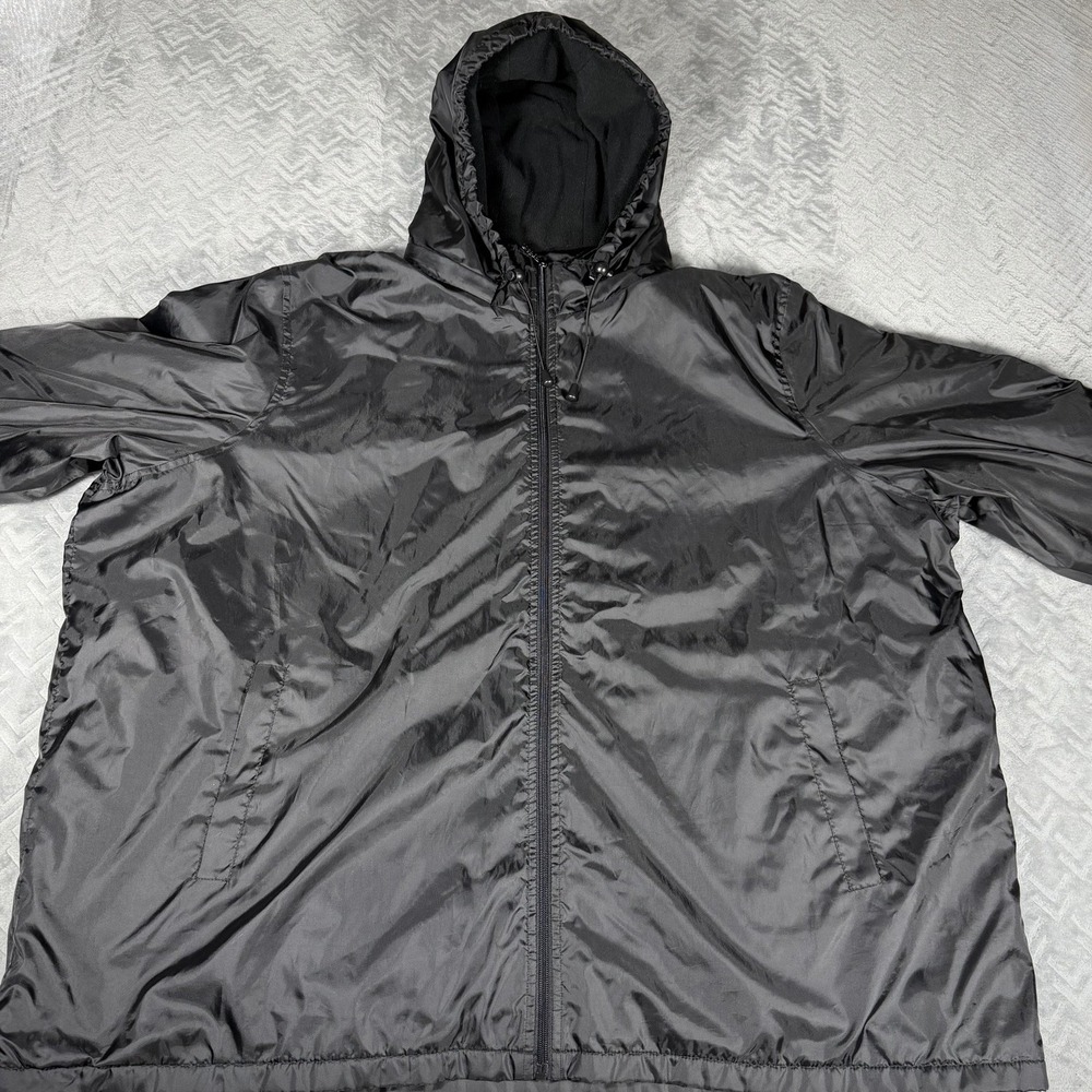 Totes Water Resistant Storm Jacket Men's 4XL Black Flannel Lined Waterproof